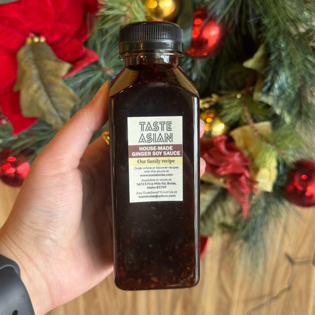House-made Ginger soy sauce.