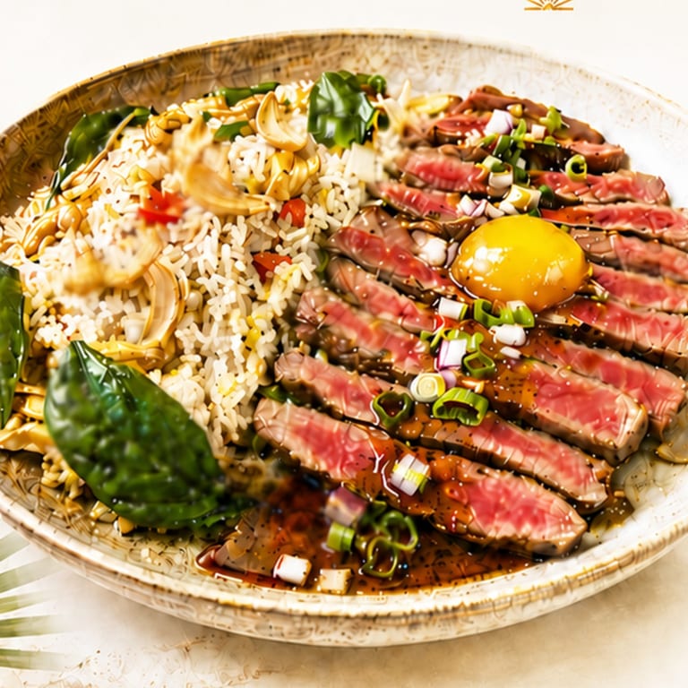 Tallow Fried Rice with Steak